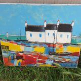 Oil on canvas Breton coast