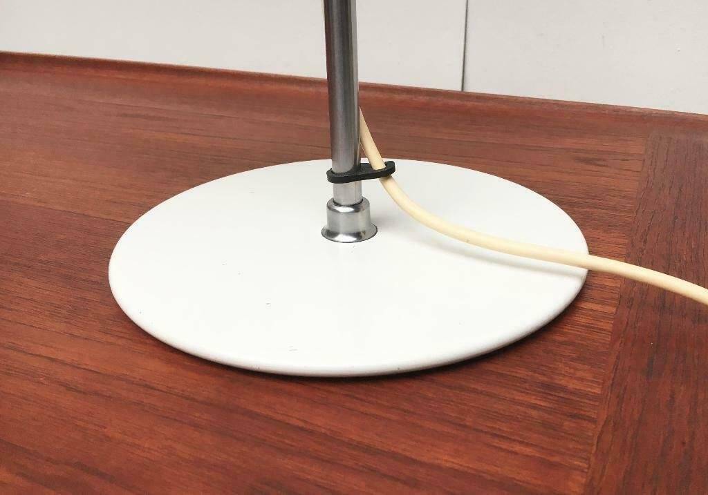 Optima table lamp from the Danish space age mid-century by Hans Due for Fog & Mørup, 1970s.