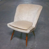 Pair of armchair Chair restored 50-60 years