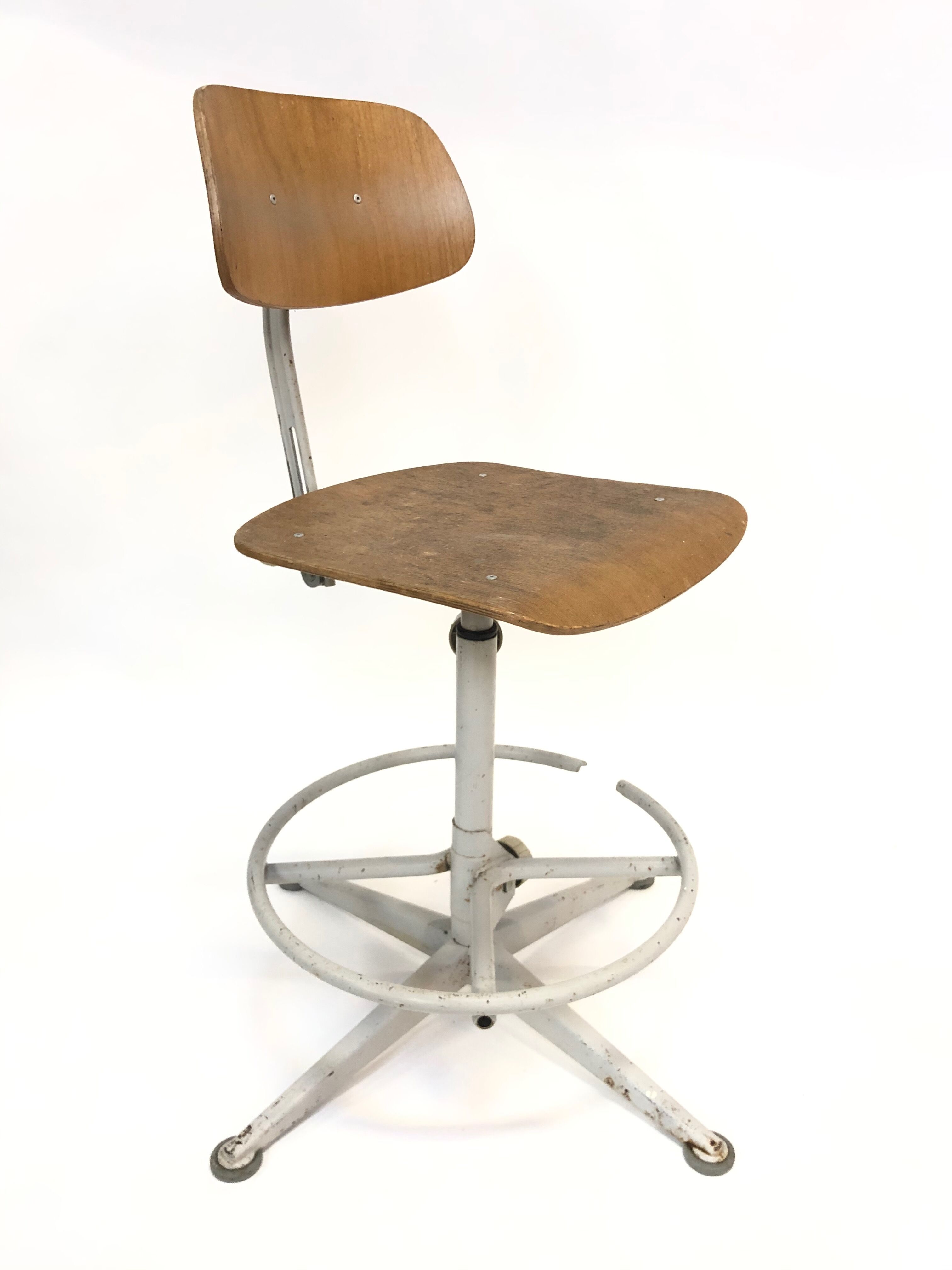 Chaise industrielle Friso Kramer pour Ahrend ca 1960