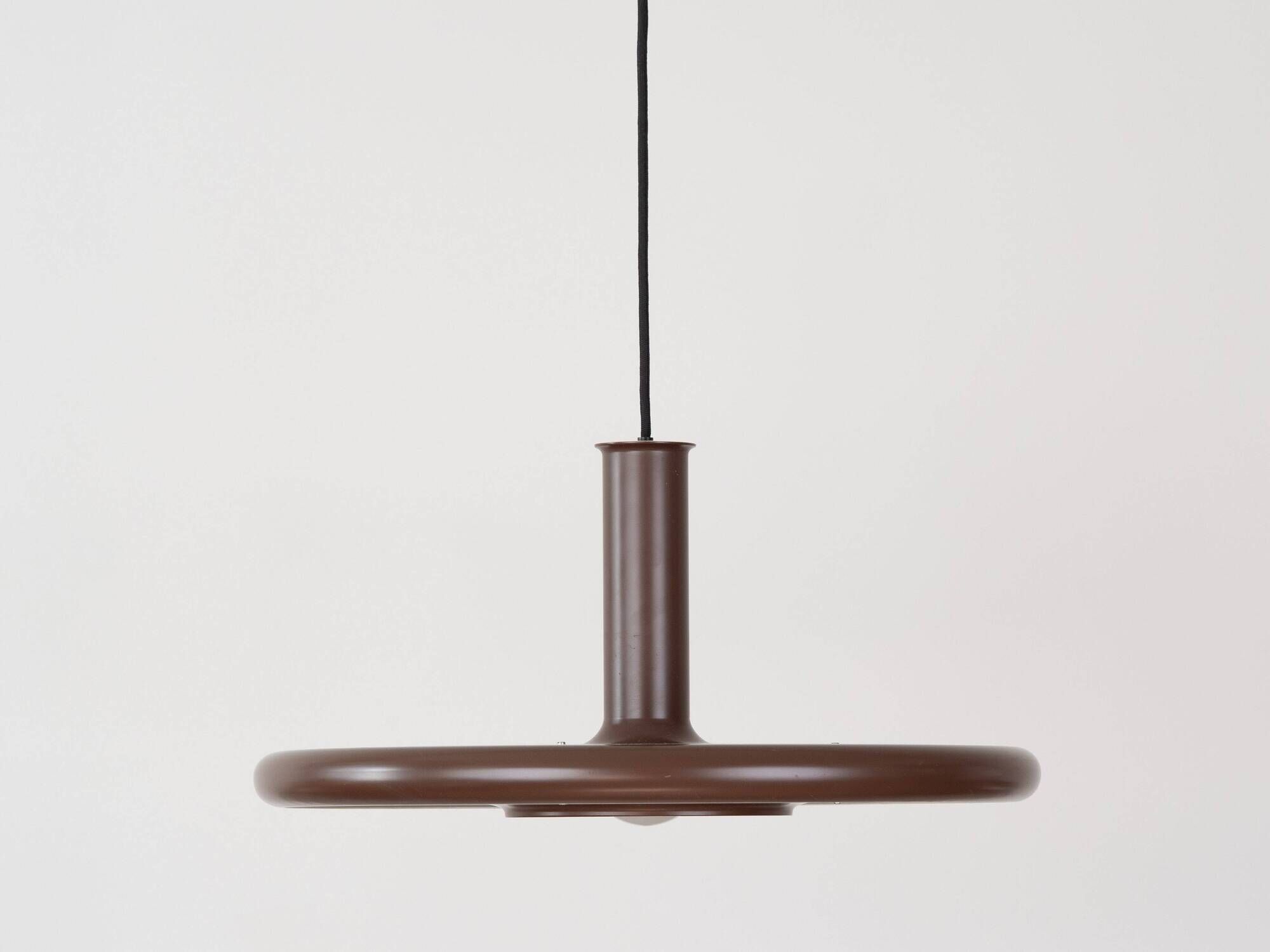 Danish vintage Optima pendant lamp by Hans Due, Fog og Morup, 1970s