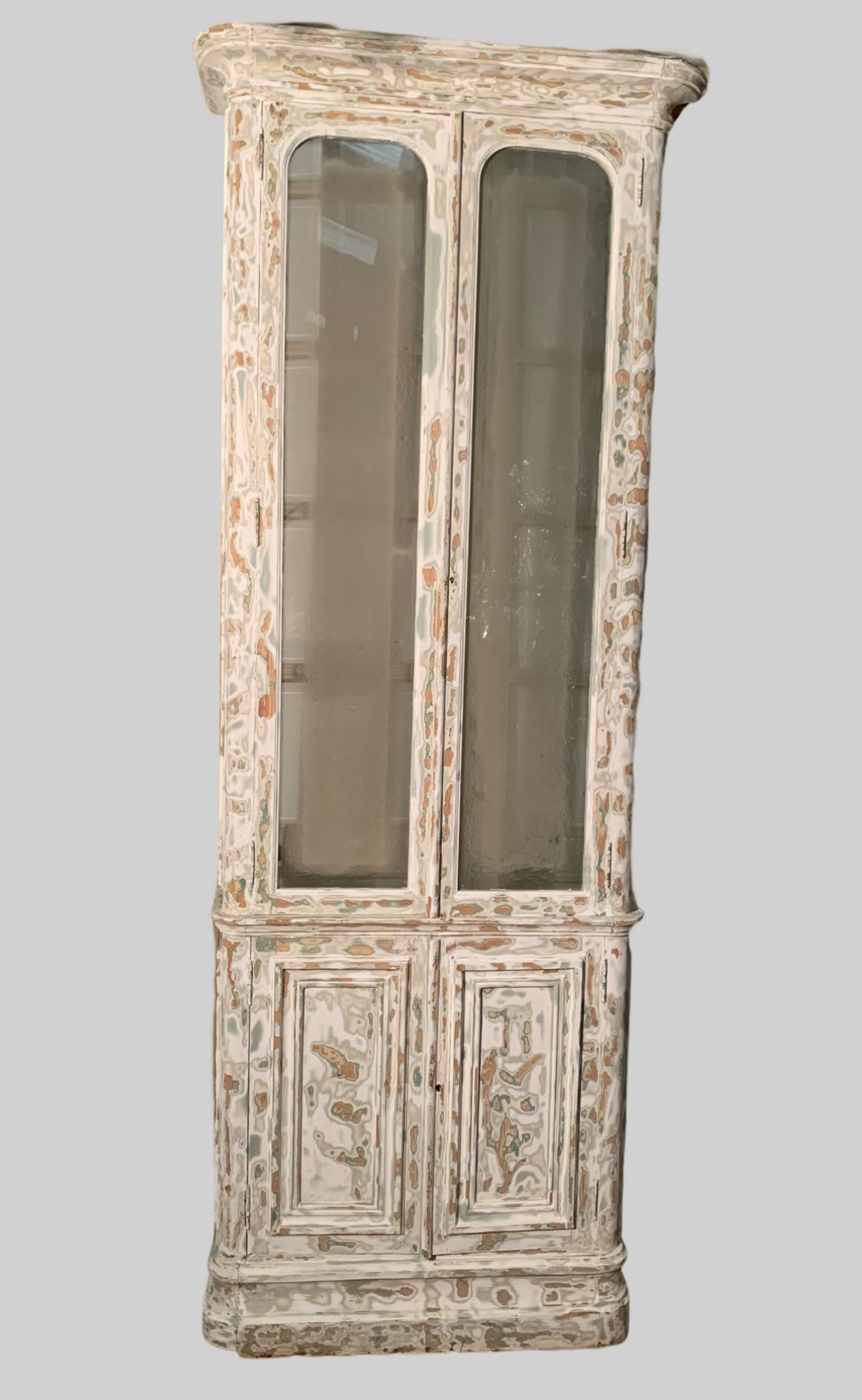 Showcase furniture style lacquered wood XX century