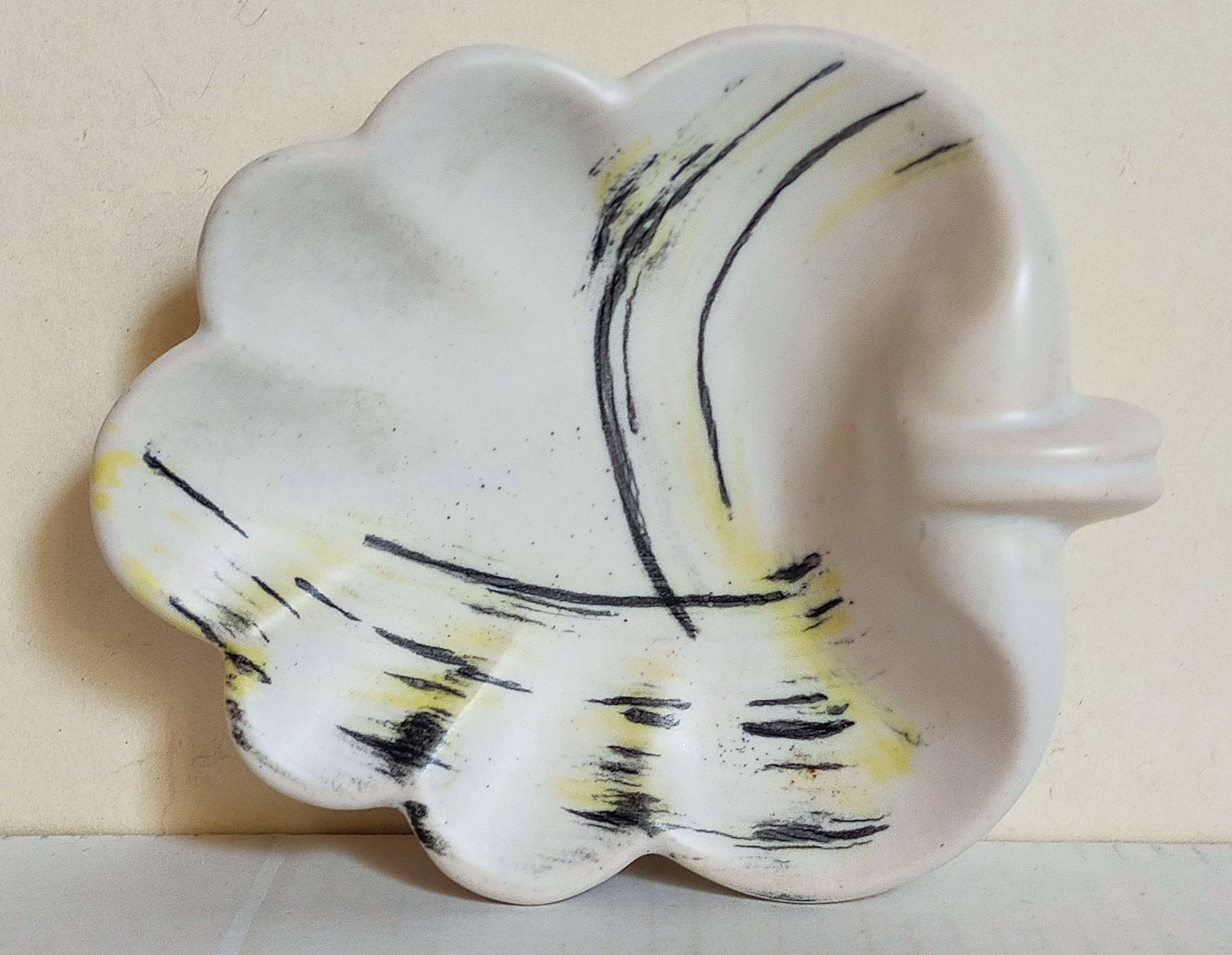 Vallauris ceramic pocket tray from the 1950s