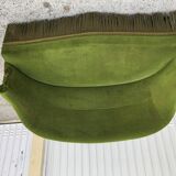 Toad sofa in green velvet