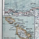 Original map of Italy 1905 - 37.5x48cm