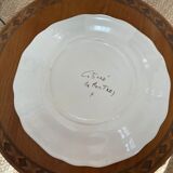 Tiled plate of martens decorated with flower decoration wall decoration