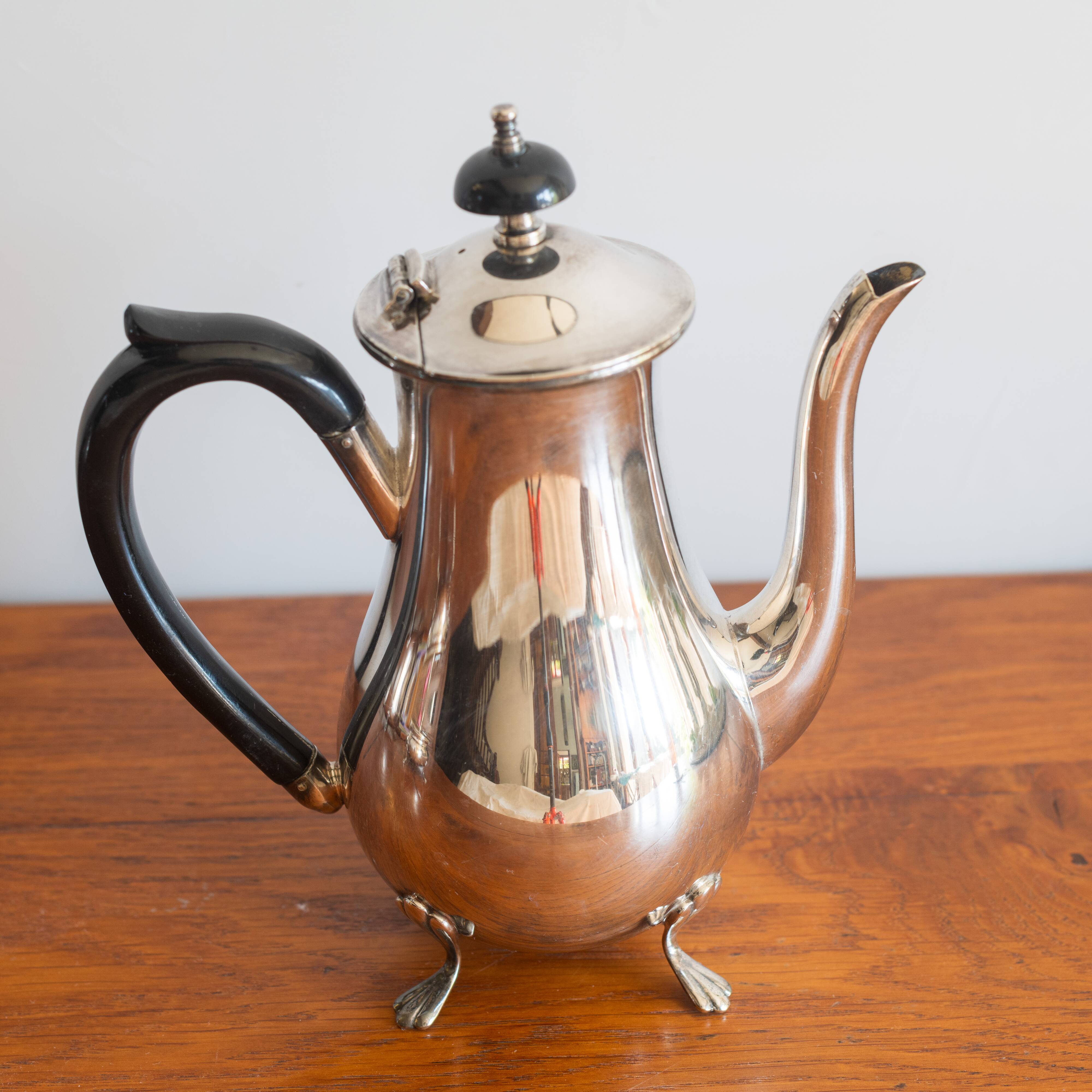 English Yeoman Plate silver plated tea and coffee service probably 1950s