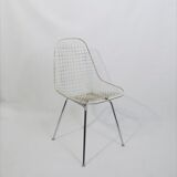 Pair of DKX 1 Wire Chairs by Charles & Ray Eames, Herman Miller, 1952