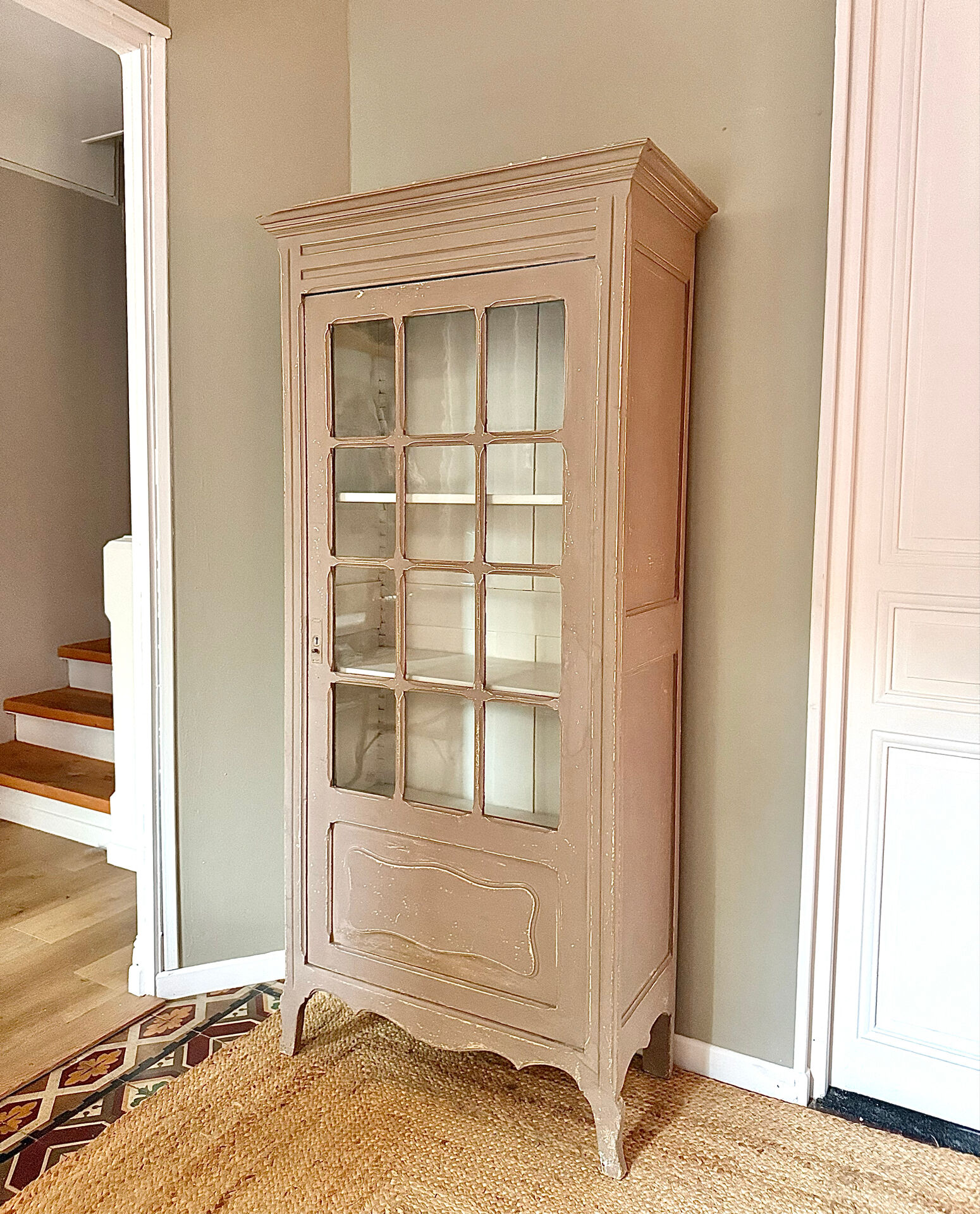 Antique Parisian display cabinet