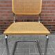 Ensemble de 4 Chaises vintage modèle Cesca B32 en chrome et bois