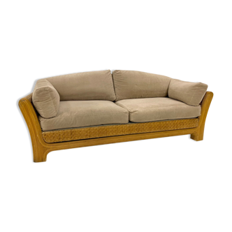 Mid-century rattan sofa 1960s