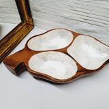 Mother-of-pearl and wood empty pocket