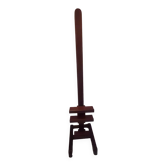 Rod easel for exhibition