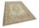 Handwoven decorative anatolian beige carpet 167 cm x 253 cm - 24927