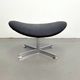 Vintage Lip Ottoman by Rudolf Wolf for Rohe Noordwolde, 1960s