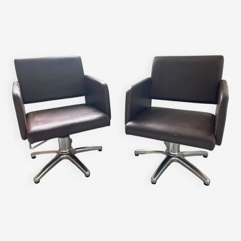 Pair of Hairdresser's Armchairs