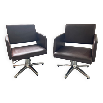 Pair of Hairdresser's Armchairs
