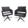 Pair of Hairdresser's Armchairs