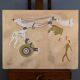Tassili Rock Painting, signed G. Le Poitevin – 1960