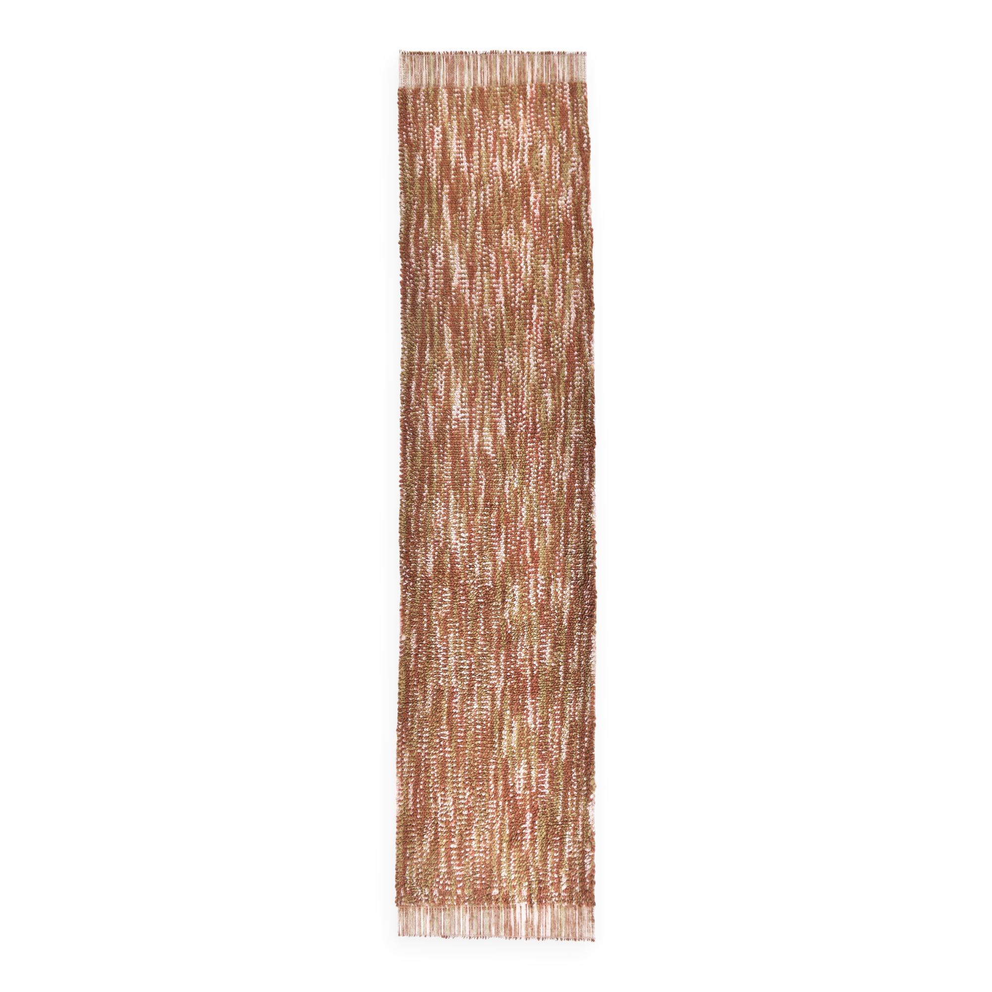 2x10 Terracotta Moroccan Runner Rug, 68x303Cm