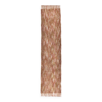 Tapis de couloir marocain en terre cuite 2x10, 68x303 cm