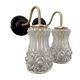 Art Deco glass wall lights