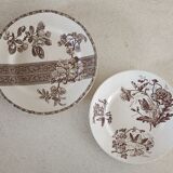 2 plates earth of iron E. Bourgeois and Salins