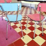 Set of 6 formica chairs
