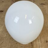 Vintage White Porcelain Wall Light, 1970s