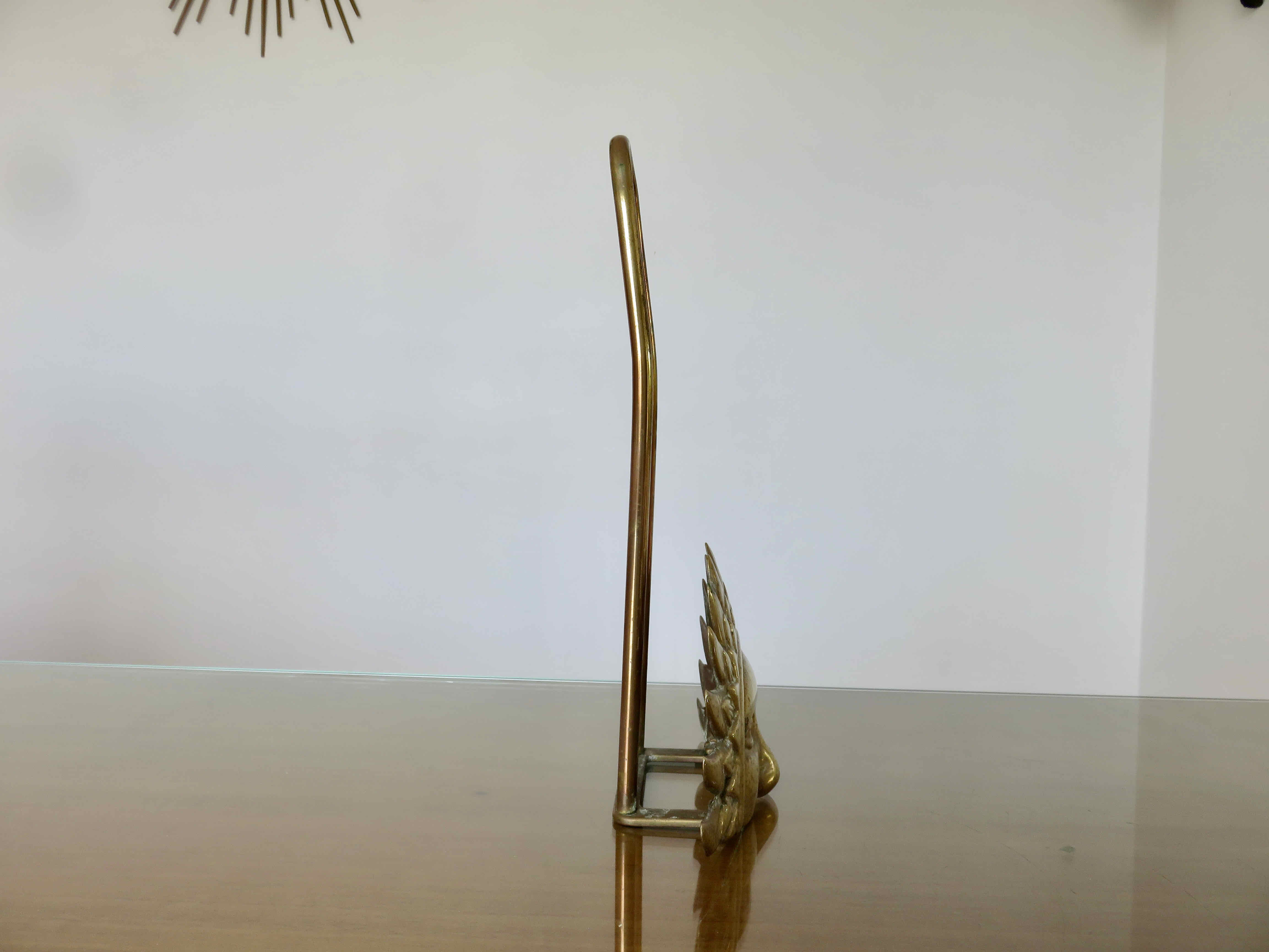 Letter holder "sun" brass 60s 70s