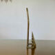 Letter holder "sun" brass 60s 70s