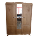 Renovated Art Deco oak wardrobe