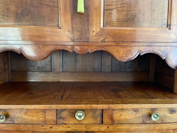 Buffet empire merisier 2 corps