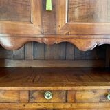 Empire-style cherry wood two-piece buffet