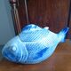 Fish-shaped slip tureen