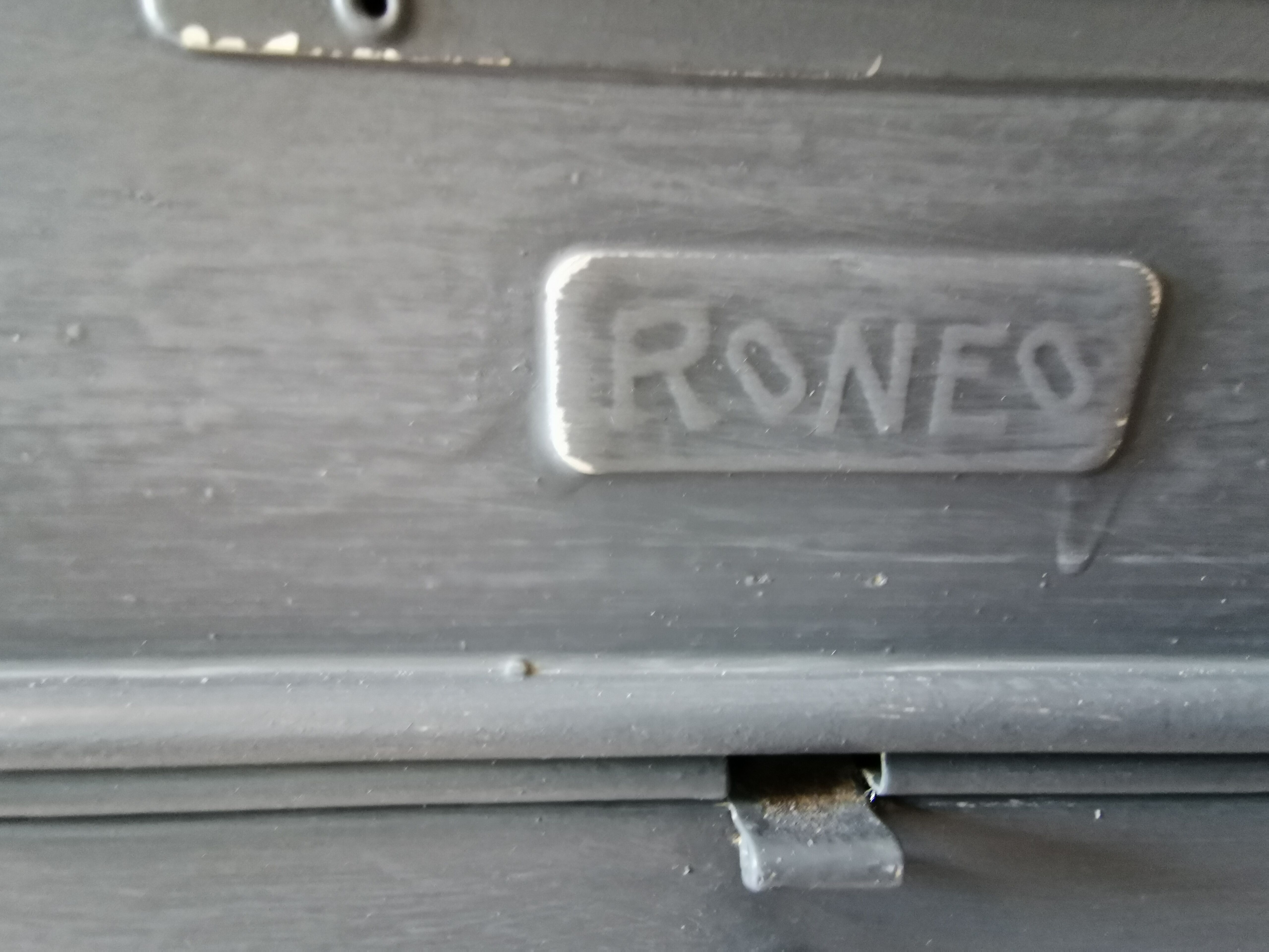 Old 1970s Ronéo furniture industrial style 15 valves