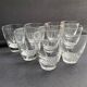 Verres moderne milieu de siècle cristal