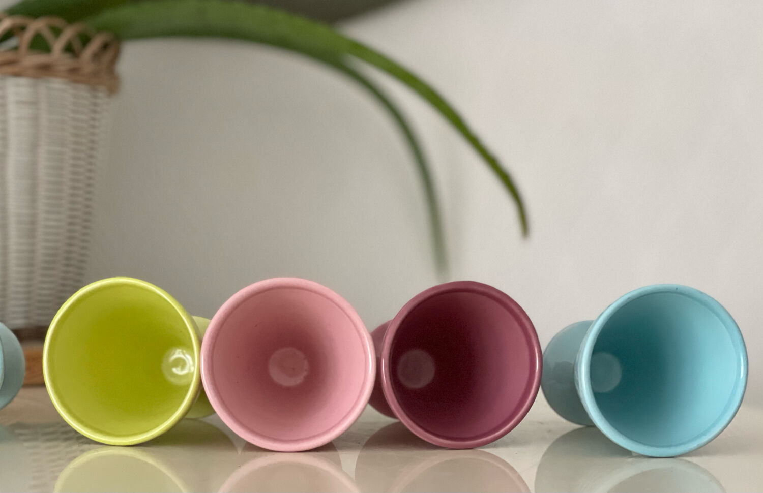 7 ceramic ice cups