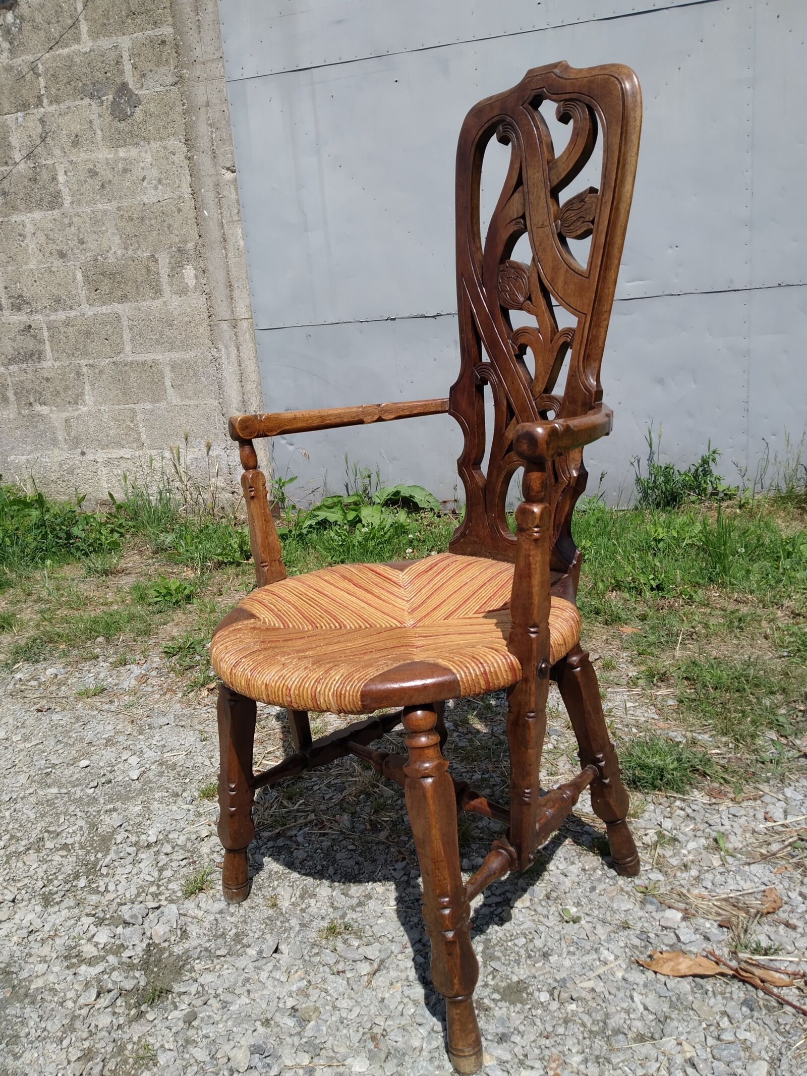 Art Nouveau armchair