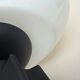 Lampe "mikos" de diego chilo pour sirrah en plastique et opaline, 1992