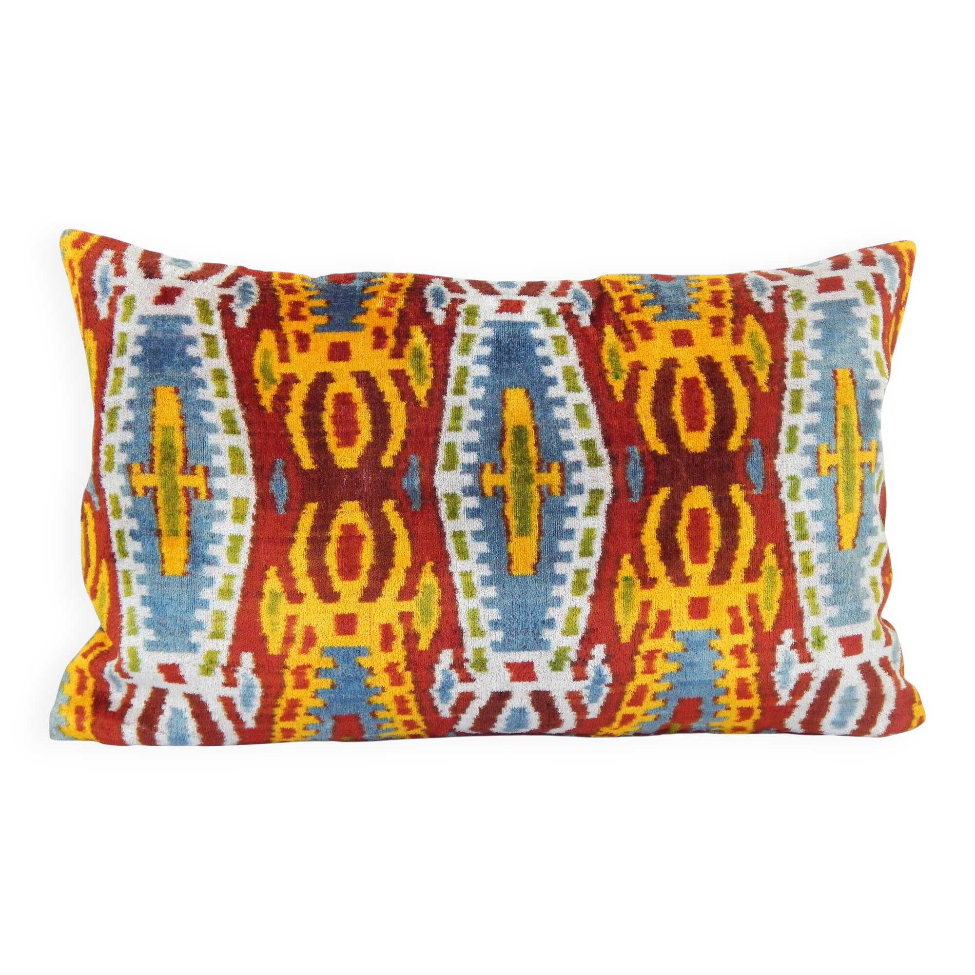Vintage ikat cushion cover 61x41 cm