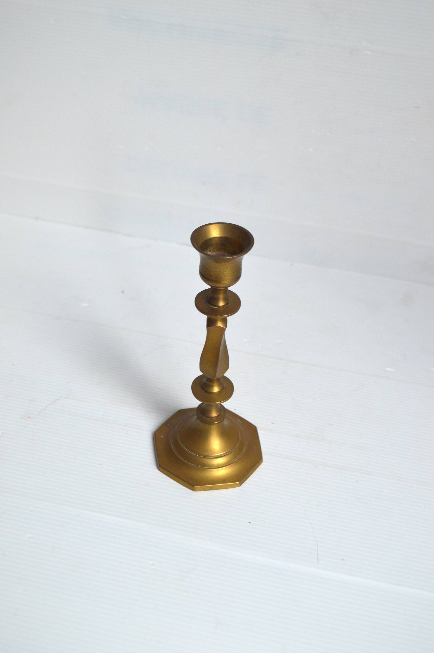 Brass candle holder