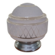 plafonnier des années 40,  globe verre granité opaque -  lampe de table