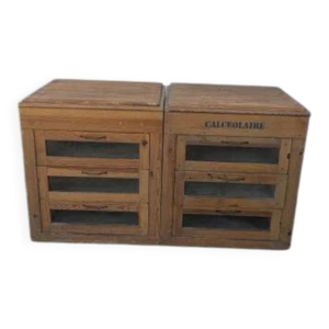 Paire meubles métier,