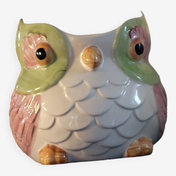 Owl owl flowerpot