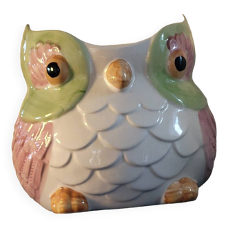 Owl owl flowerpot