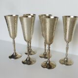 6 champagne flutes