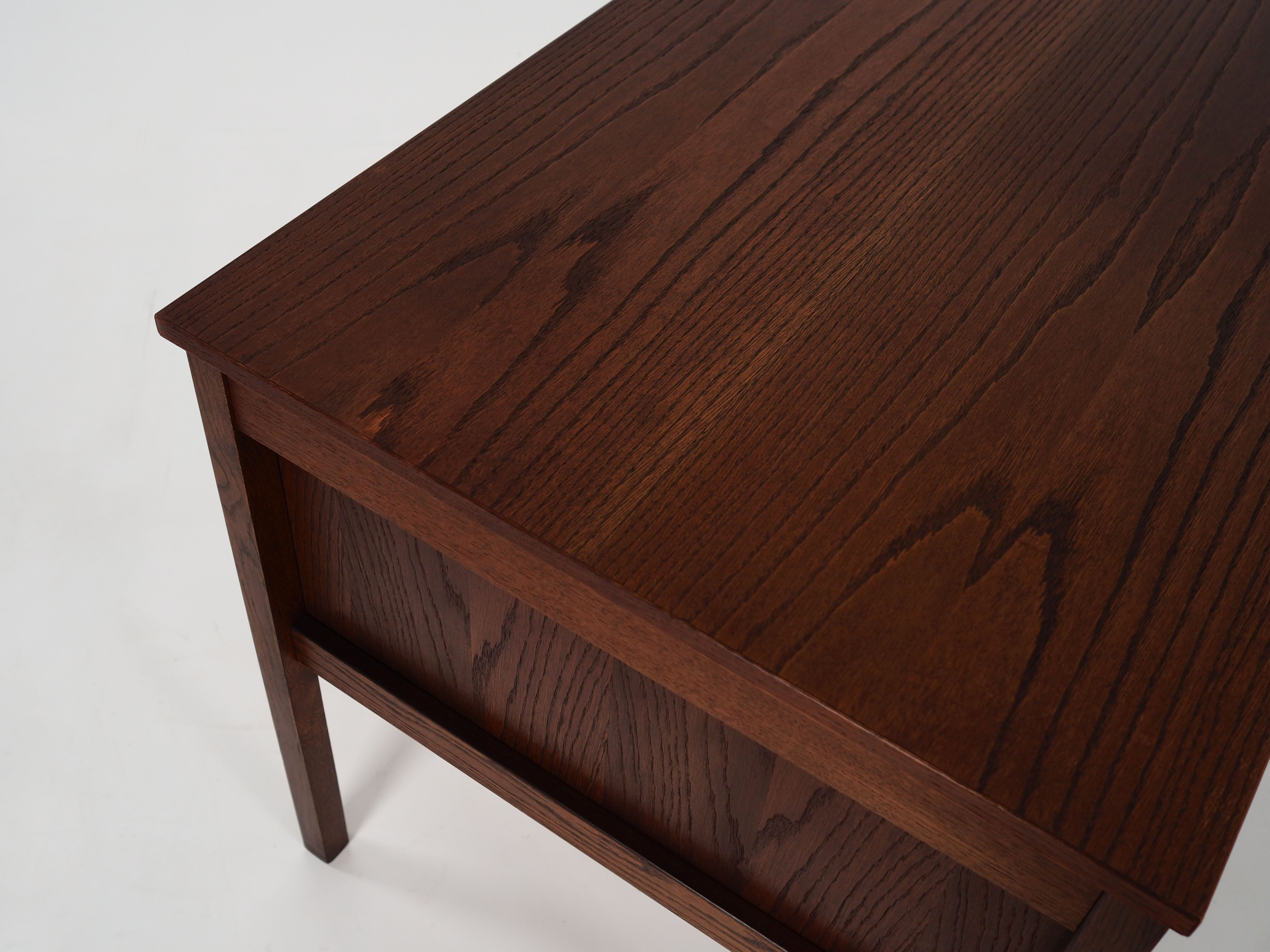 Oak wood desk by Domino Møbler Scandinavian design of the 1970s