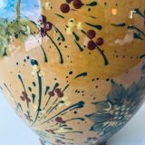 Terracotta jar shaped vase