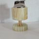 Briquet de table piezo onyx et métal doré, kogen 1970-1980